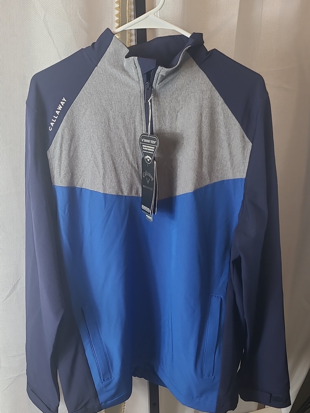 Callaway Men's Weather Series Water Resistant Golf Jacket Sz Large .  New